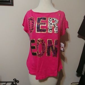 Dereon pink stretch top sizes M and L